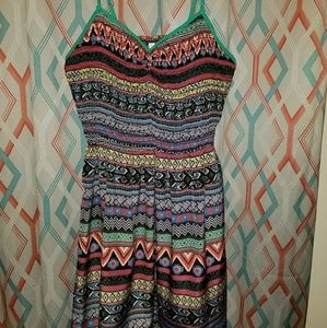 Aztec print dress